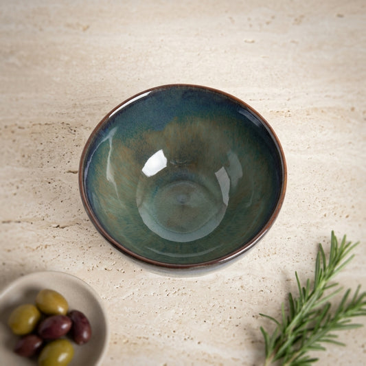 prdct_Copper Blue - Oval Serving Bowl - 5.75 inch