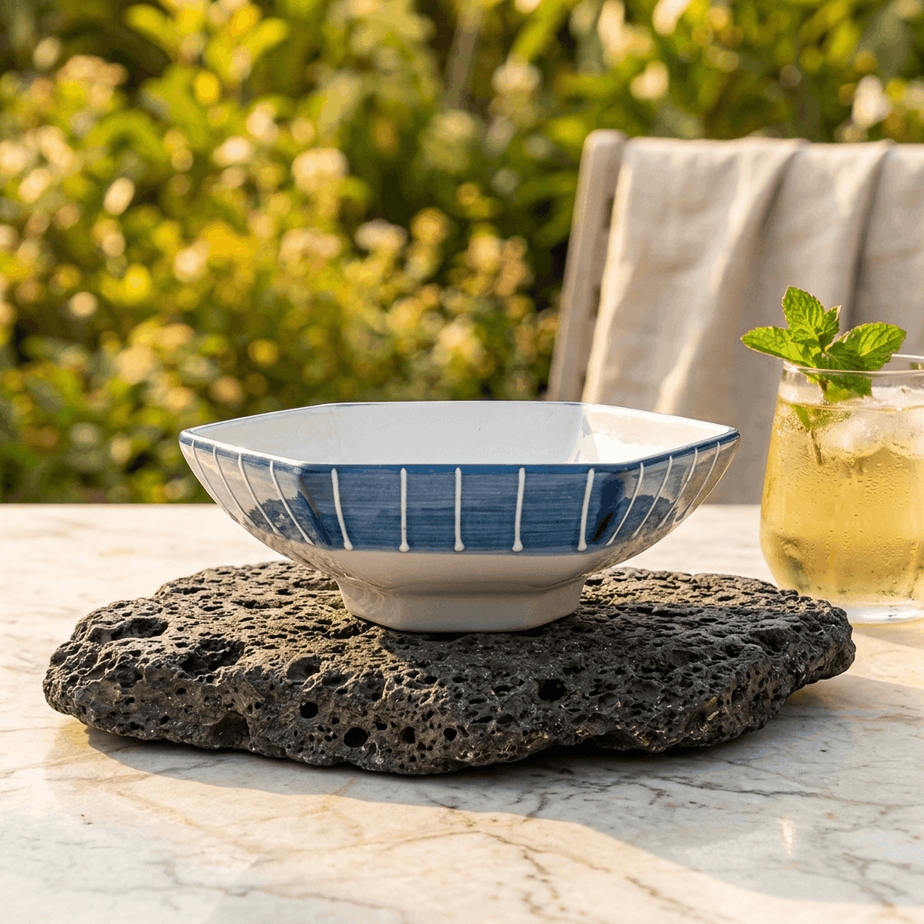 Amalfi - Hexagonal Bowl - 5.5 inch