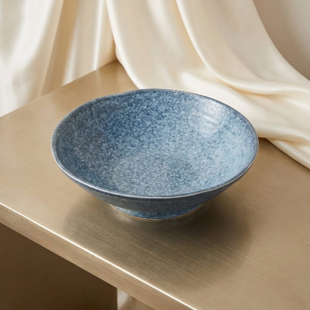 Ash Blue - Large Serving Bowl - 10 inch