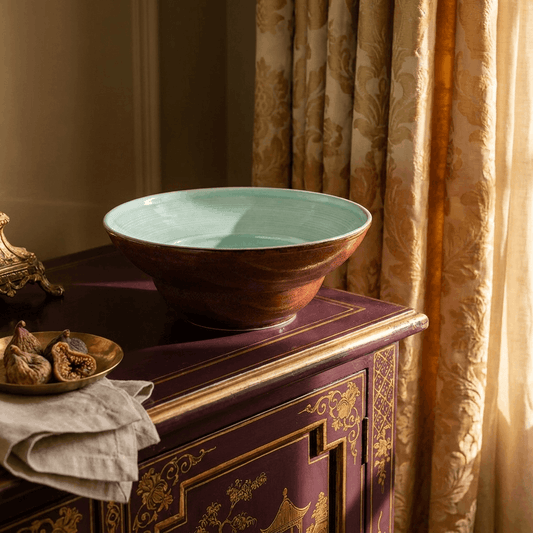 Burgundy Bliss - Pasta Bowl - 8 inch