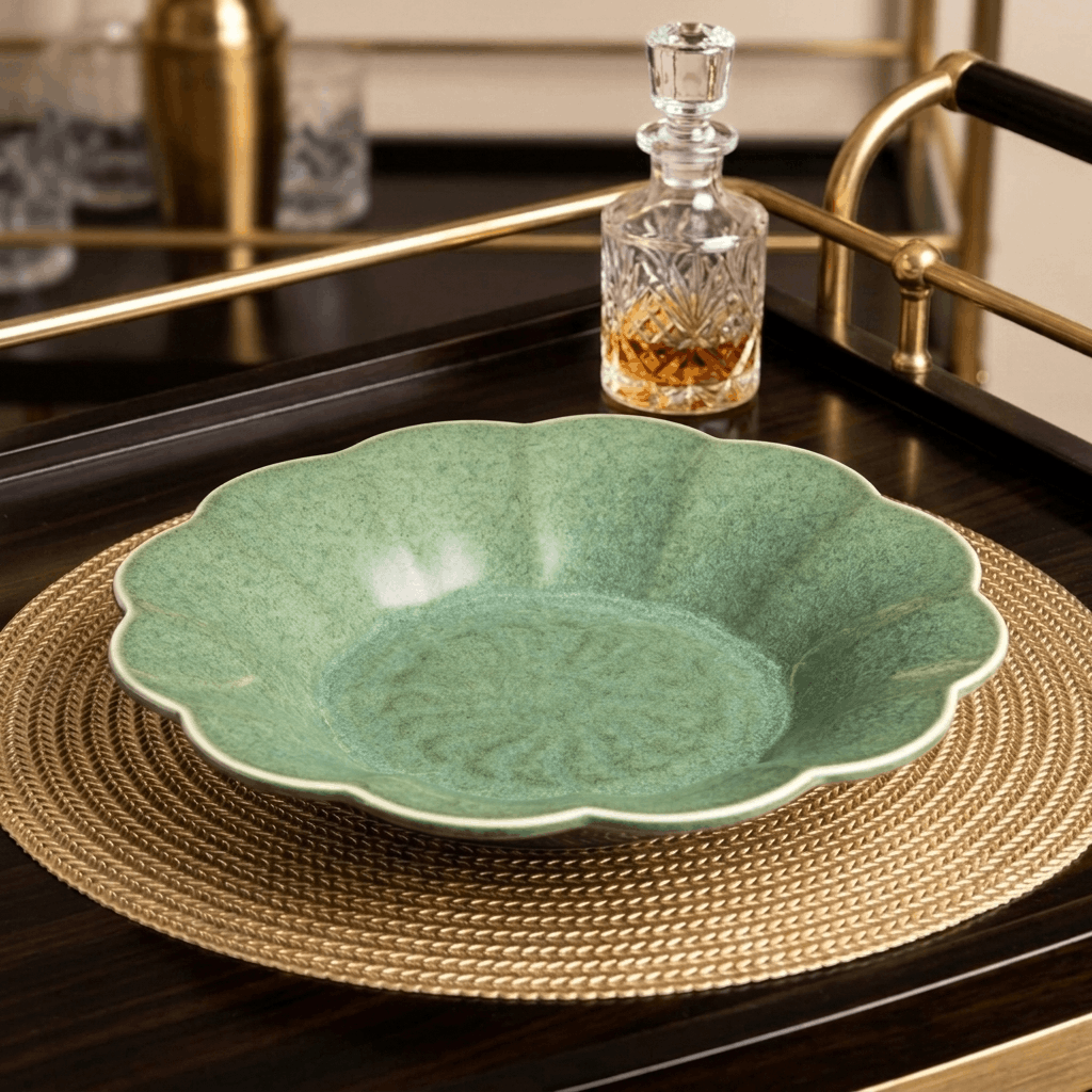 Lotus Shape Bowl - 11 in
