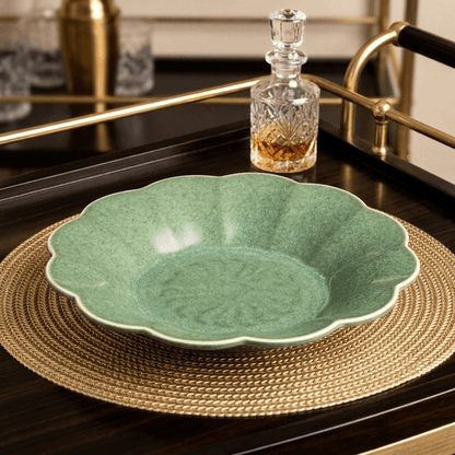 Lotus Shape Bowl - 11 in