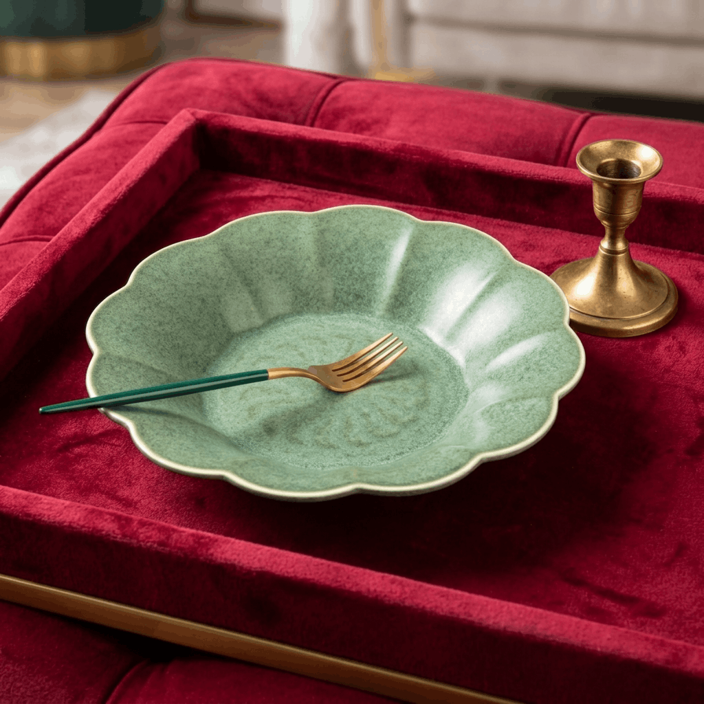 Lotus Shape Bowl - 11 in