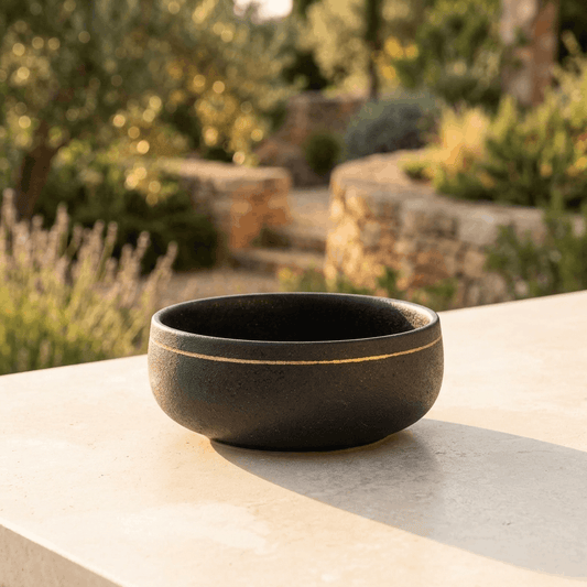 Midnight Elegance Small Serving Bowl - 5.5 inch