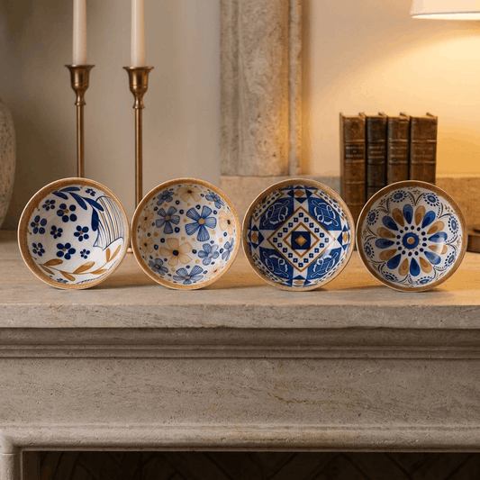 prdct_Rattan Ceramic Bowl - Set of 4