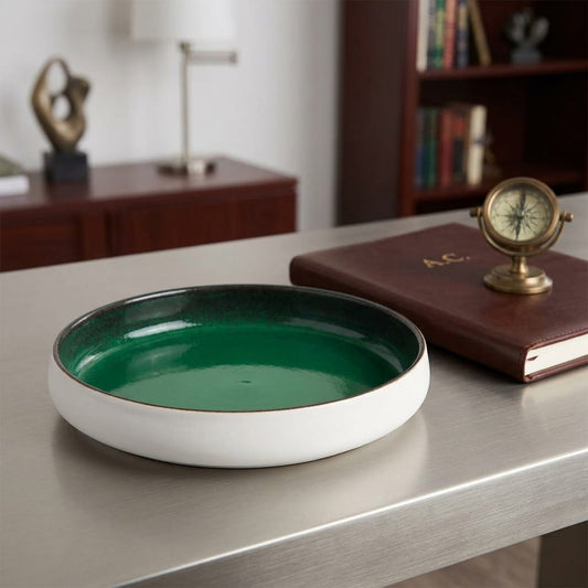 Sapphire Collection - Green - Deep Dish - 7.5 inch