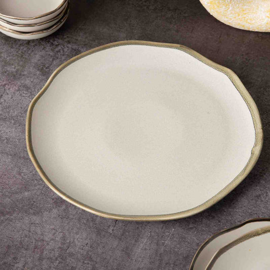 White Symphony - Dinner Main Plate - 10 inch