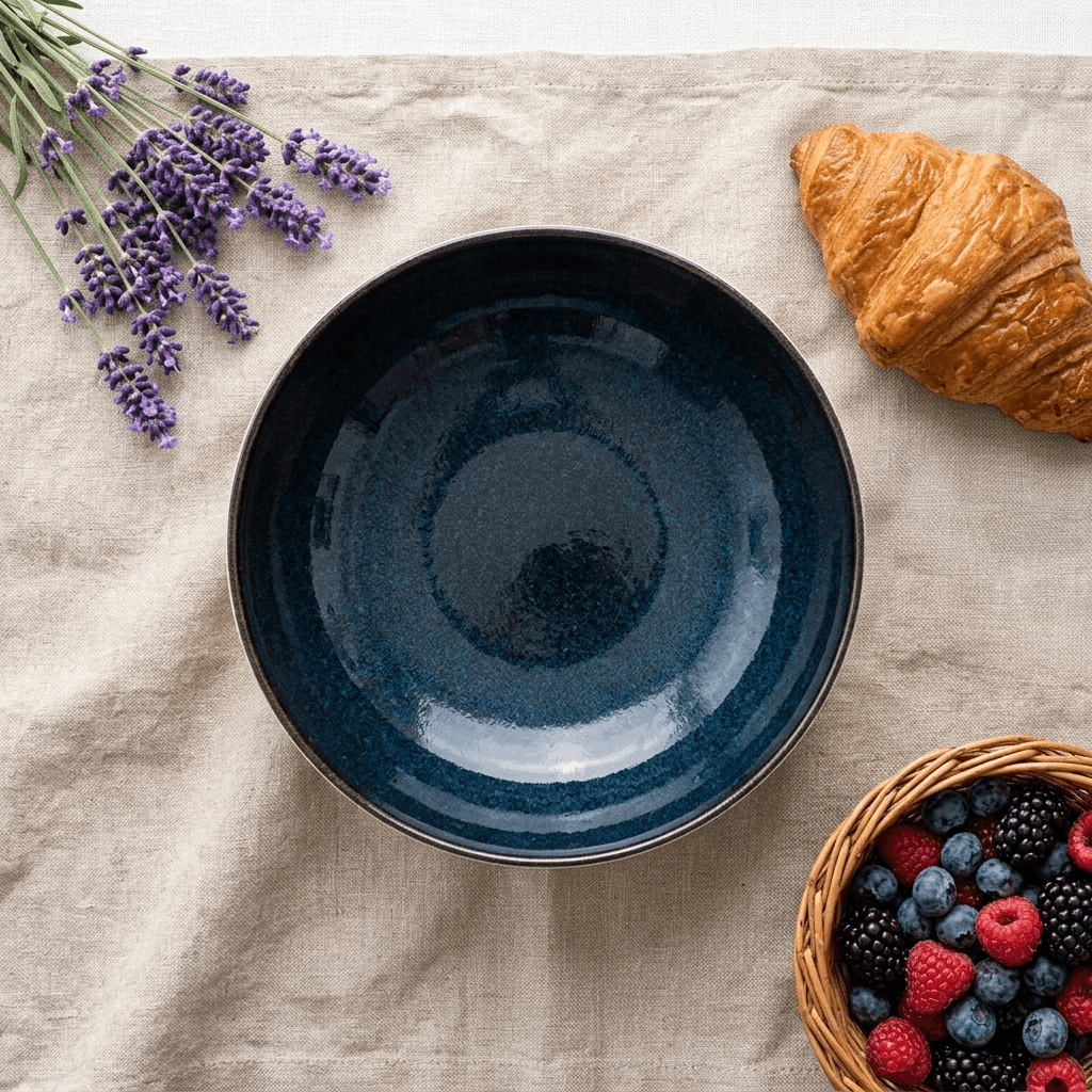 Sapphire Collection - Blue - Serving Bowl - 8 inch