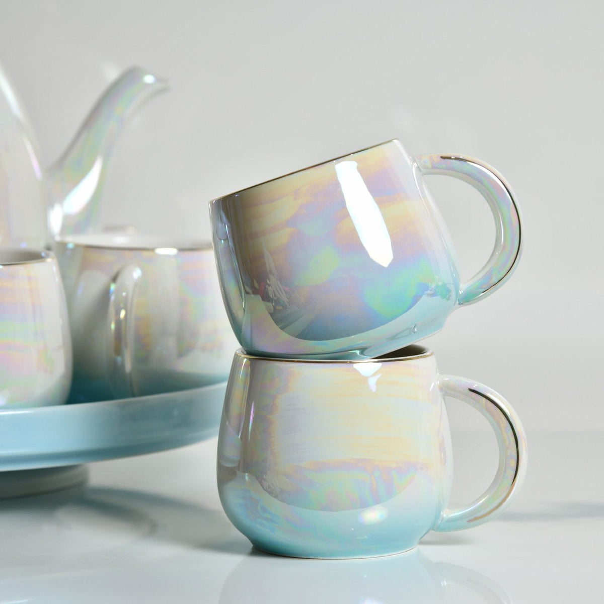 Ivory Mist Tea Set