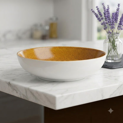 Sapphire Collection - Yellow - Serving Bowl - 7 inch