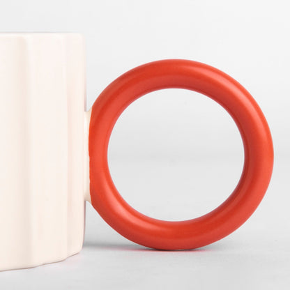 Ring Touch - White With Red Handle