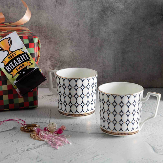 Ivory Charm Mug - Set of 2
