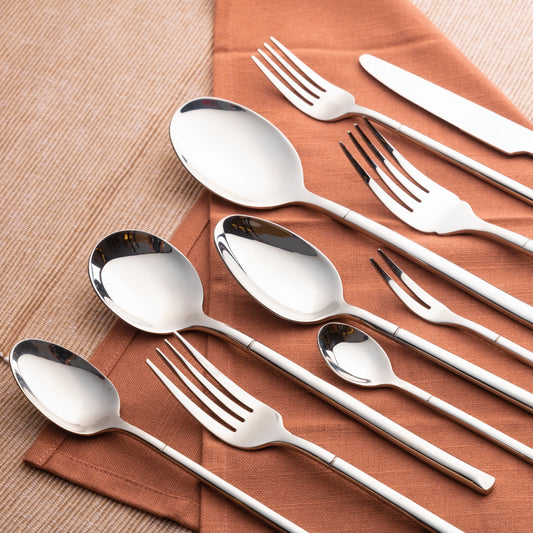 Ebony Aura Cutlery Set of 10