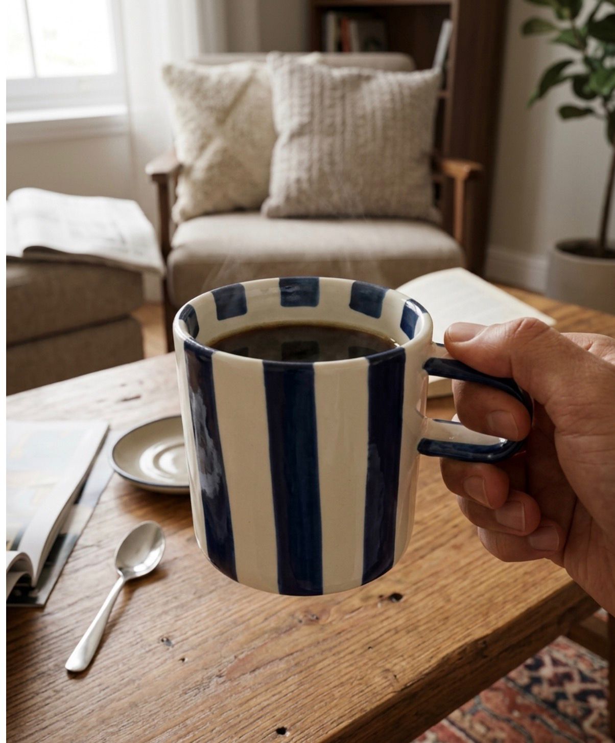 Stripped Coffee Mugs