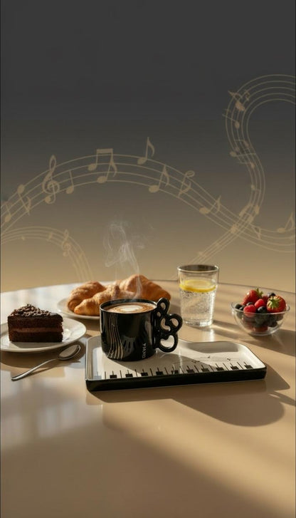 Melody Sip Mug & Tray
