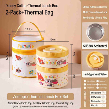 Zootopia Twintier Lunch set