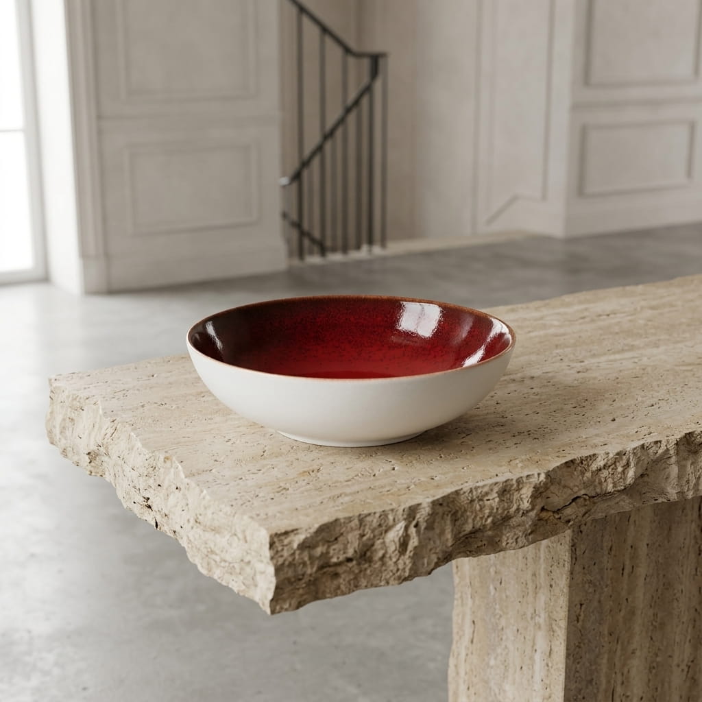 Sapphire Collection - Red - Serving Bowl - 8 inch
