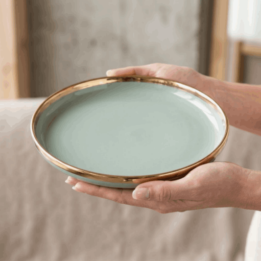 Olive Green - Side Plate - 8 inch