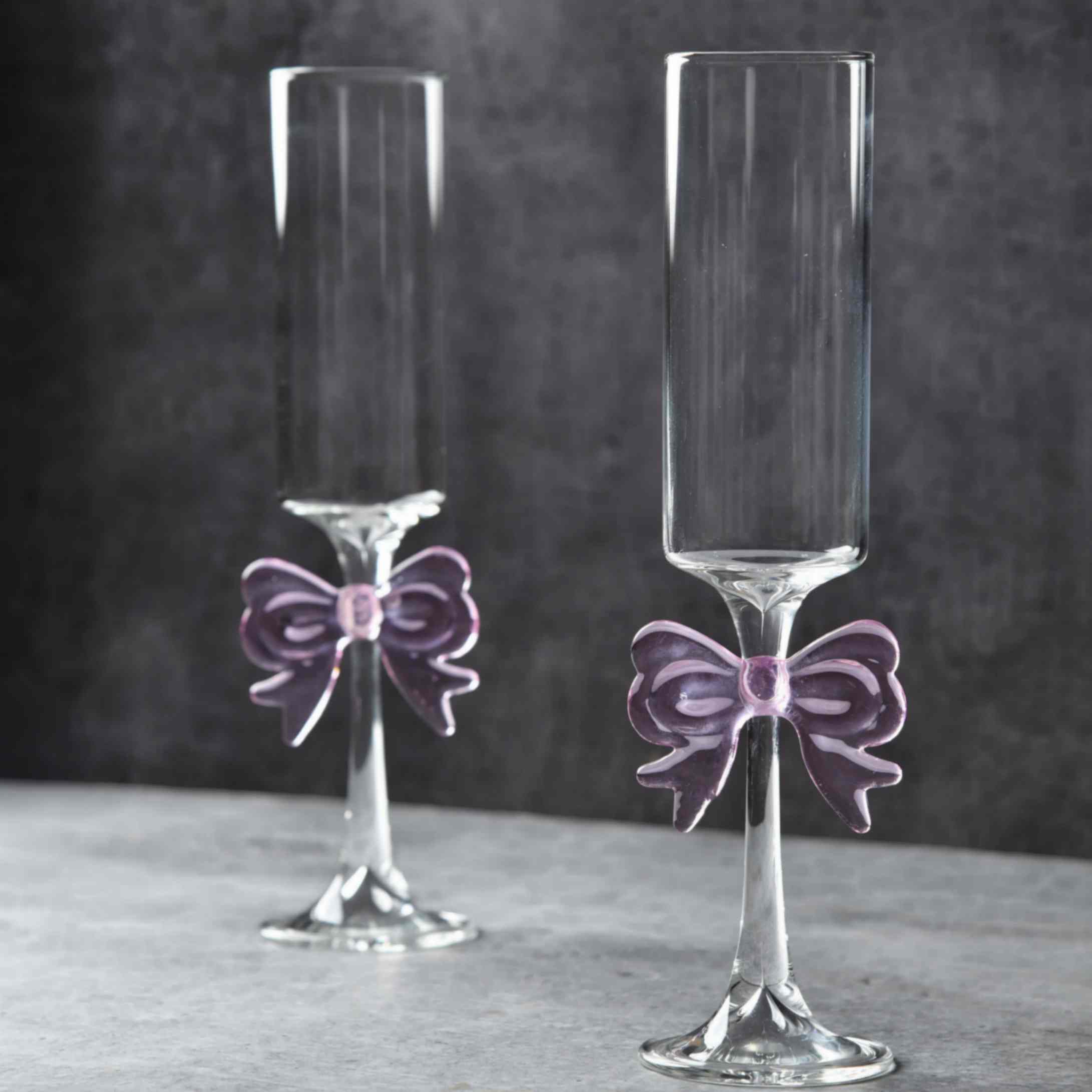 Pretty in Pink Flute - set of 2