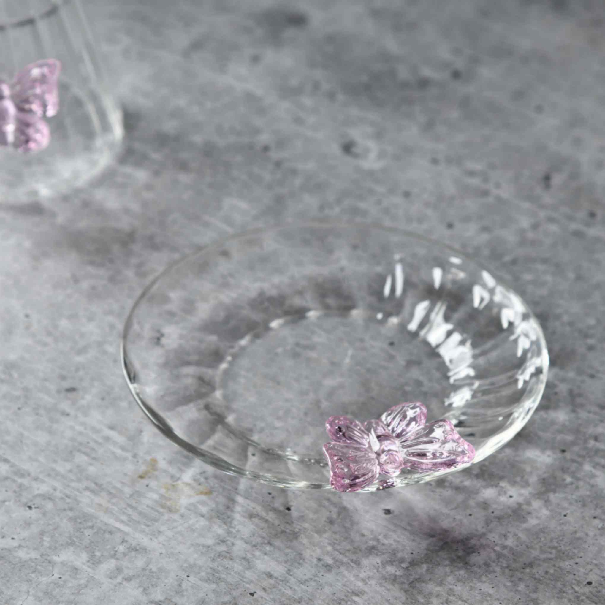 Ribbed Butterfly Cup & Saucer - 150ml