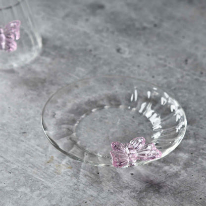 Ribbed Butterfly Cup & Saucer - 150ml