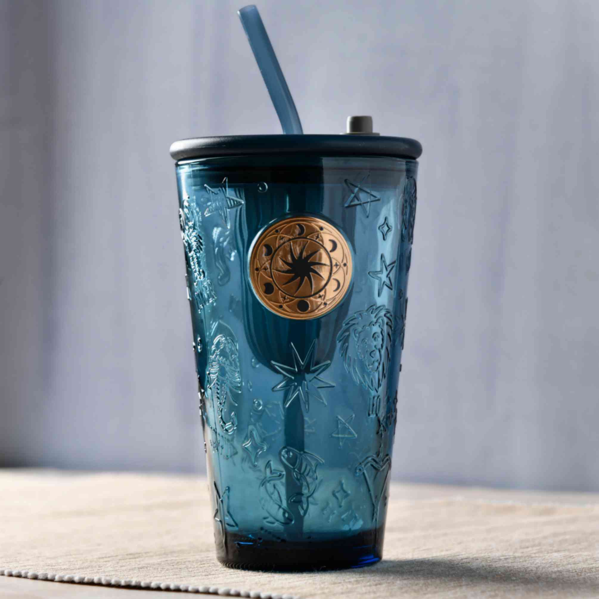 Celestial Bliss Glass Tumbler - 500ml