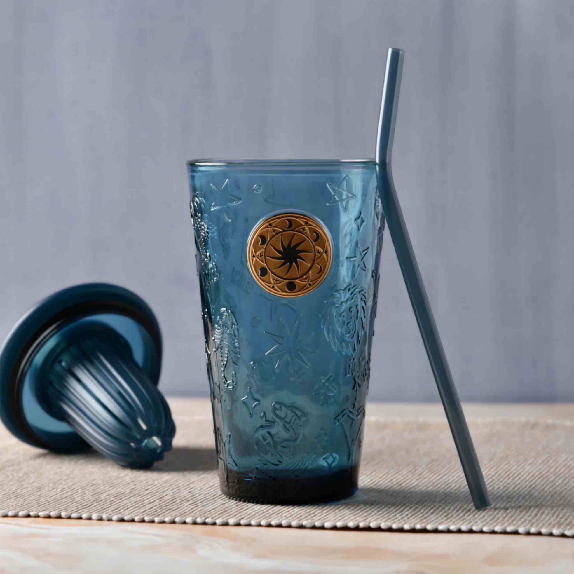 Celestial Bliss Glass Tumbler - 500ml
