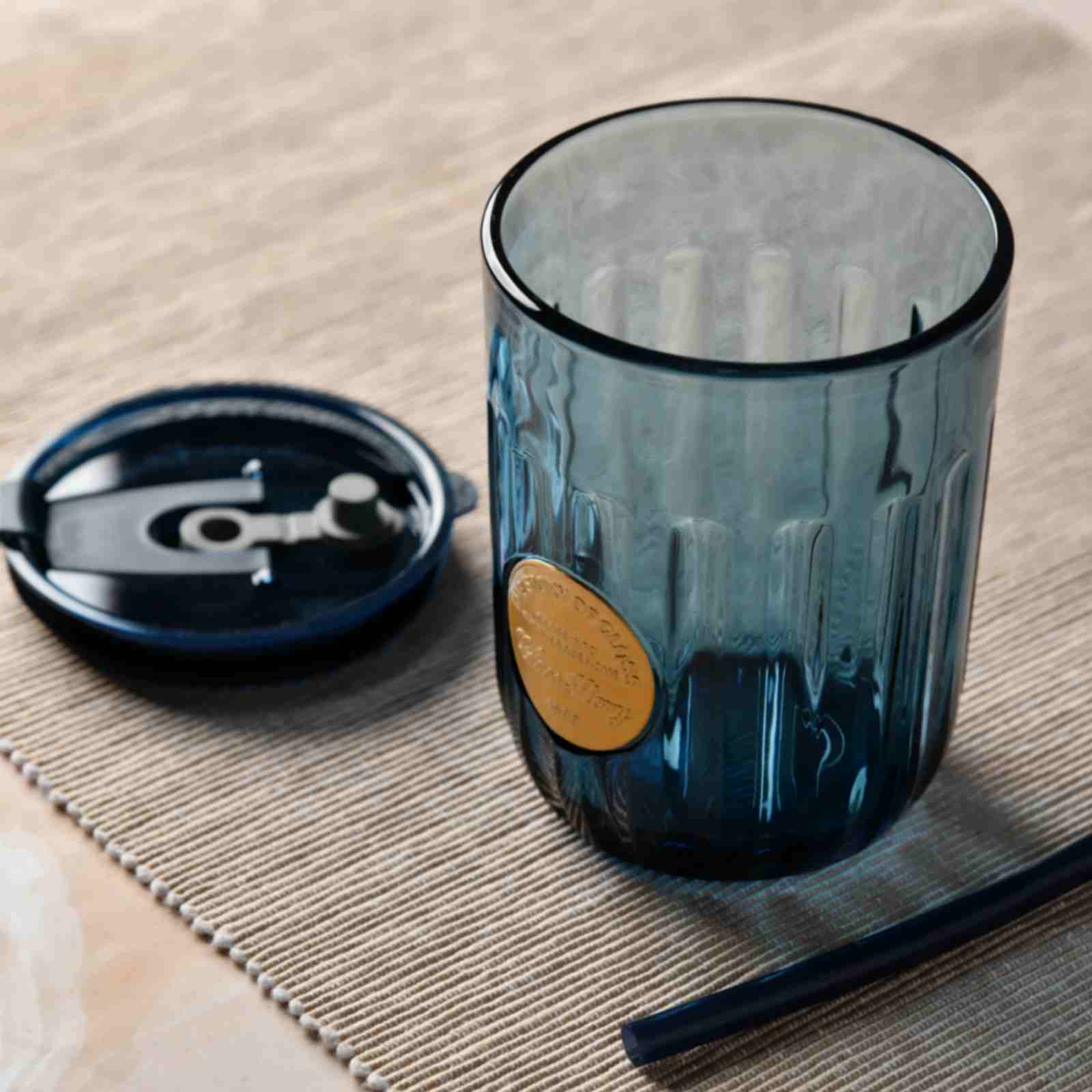 Fluted Lidded Cup - 450ml