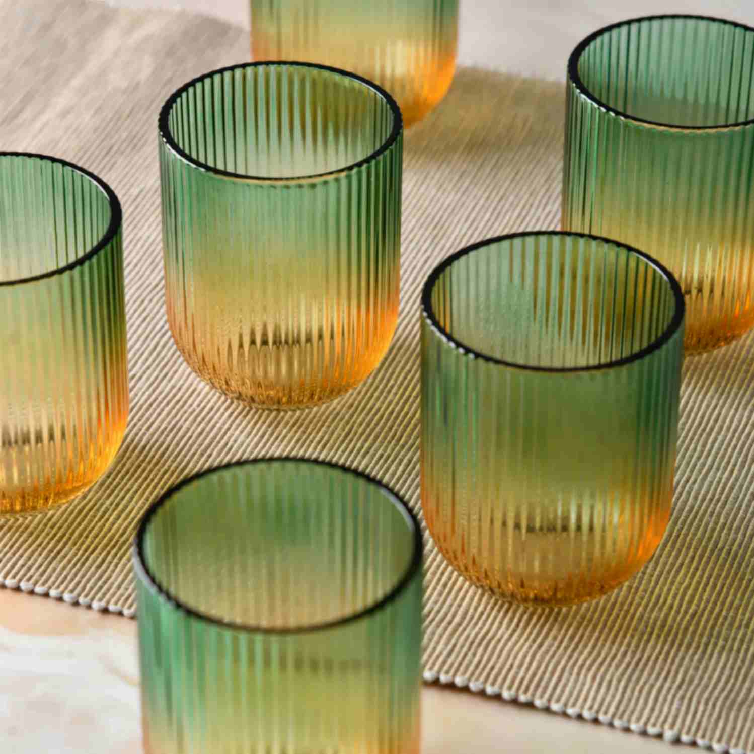Sunset Flute Glass set of 6 - 250ml