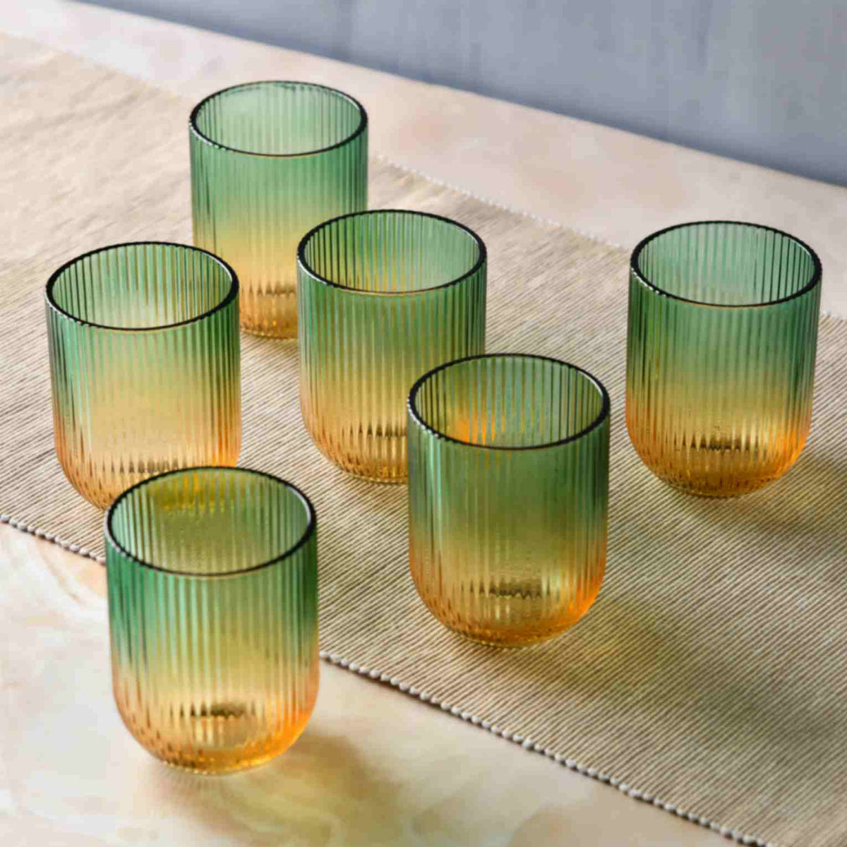 Sunset Flute Glass set of 6 - 250ml