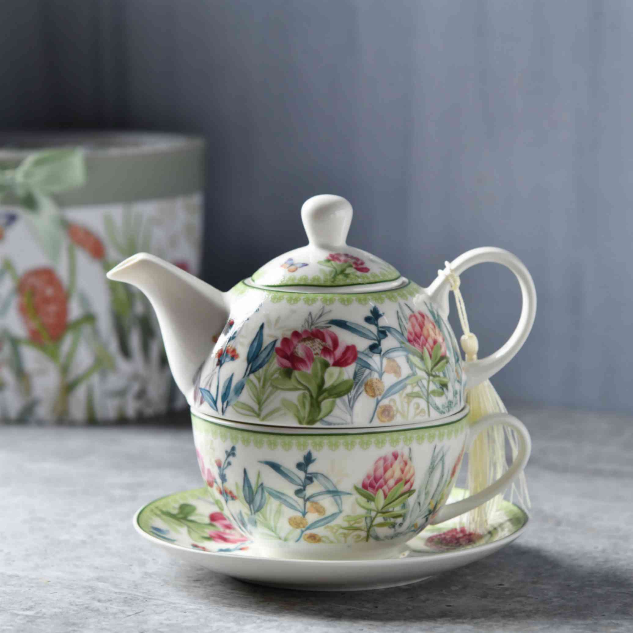 Victorian Teapot Set