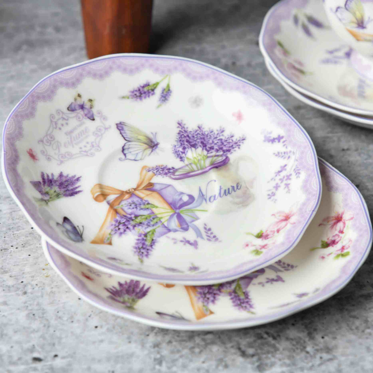 Vintage Bloom Boxed Tea Set - 6 pcs set