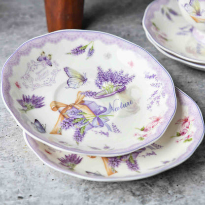 Vintage Bloom Boxed Tea Set - 6 pcs set