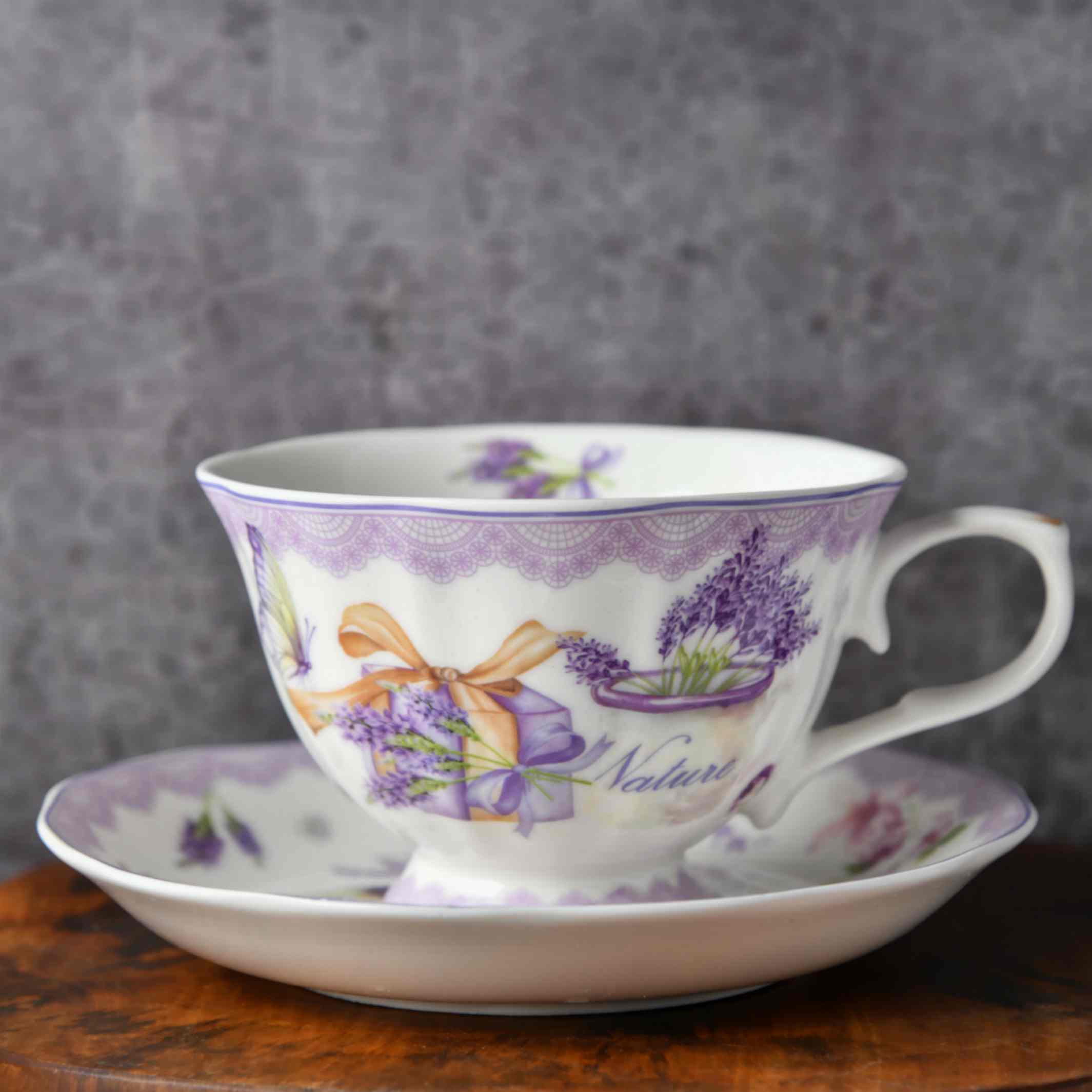 Vintage Bloom Boxed Tea Set - 6 pcs set