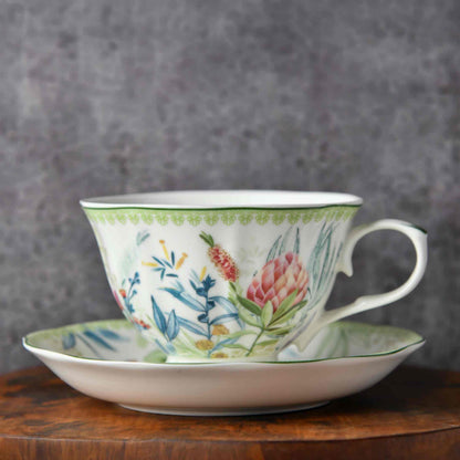 Vintage Bloom Boxed Tea Set - 6 pcs set