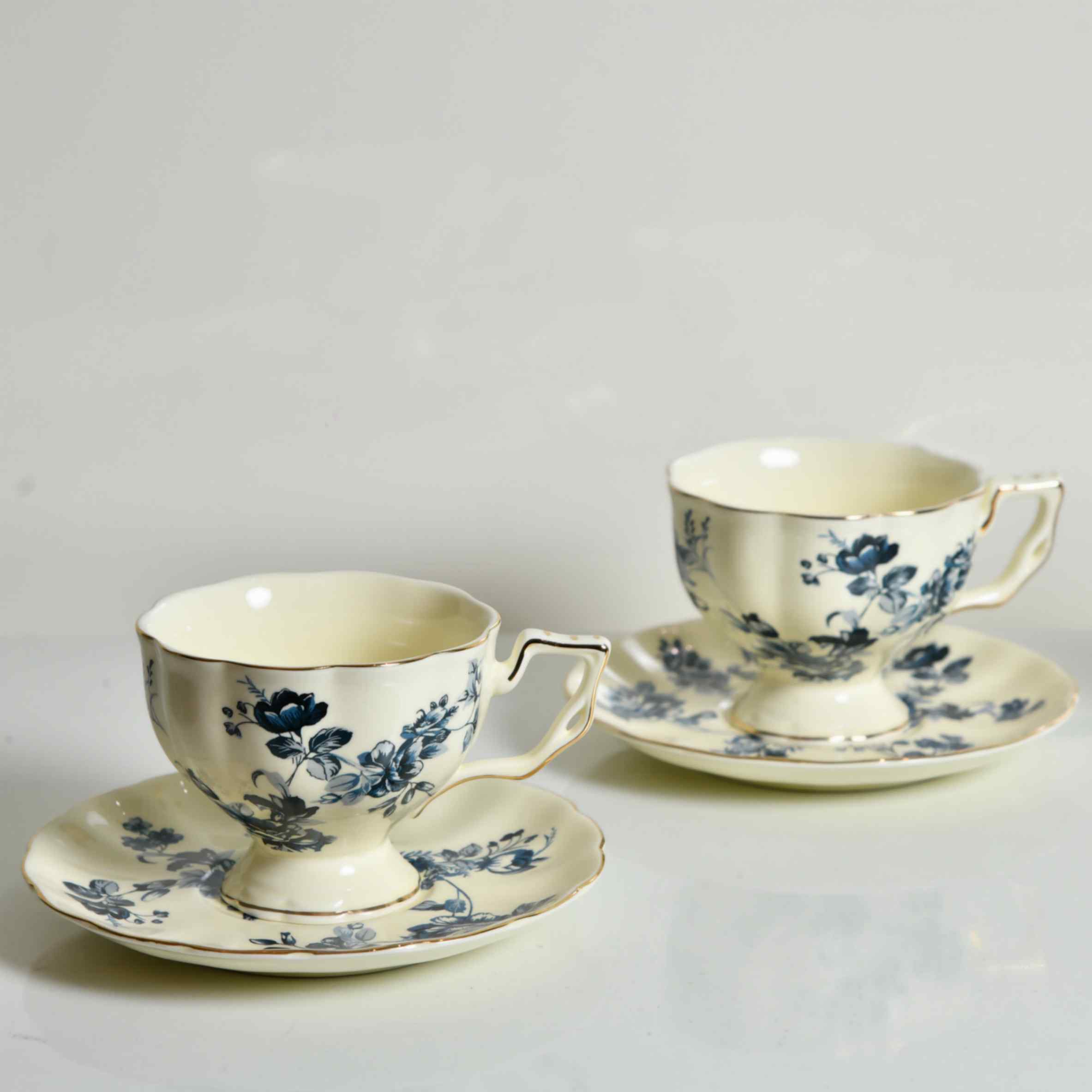 Royal Fleur Tea Cup & Saucer - Set of 2 - 220ml
