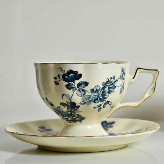 prdct_Royal Fleur Tea Cup & Saucer - Set of 2 - 220ml
