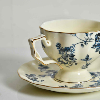 Royal Fleur Tea Cup & Saucer - Set of 2 - 220ml