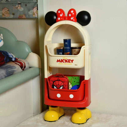 Mickey & Friends two tier Storage Rack