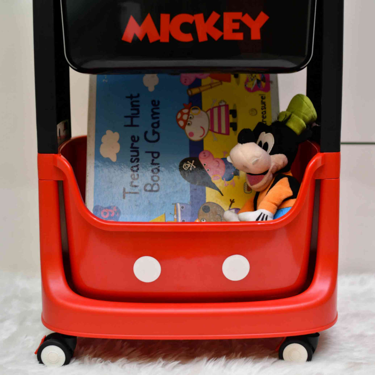 MickeyMove 2-Tier Rolling Tower