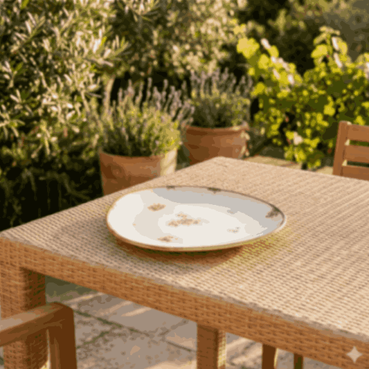 British Retro - Oval Plate - 7.25 inch
