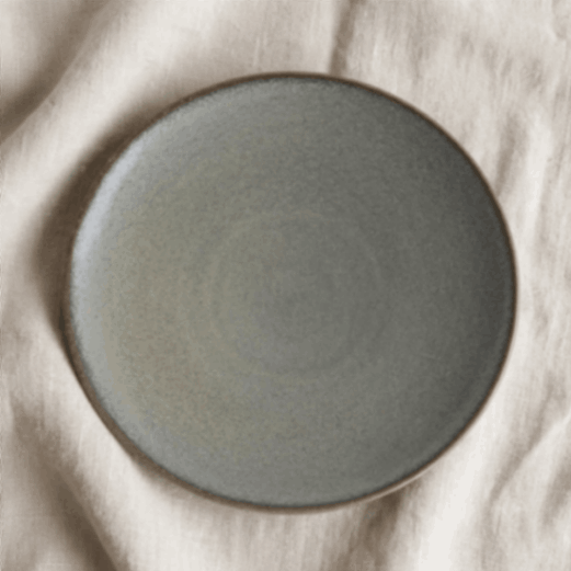 Charcoal grey - Round SIde Plate - 7 inch