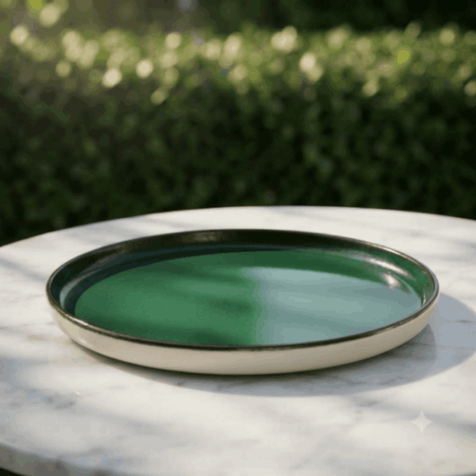 prdct_Sapphire Collection - Green - Round Plate - 10.5 inch