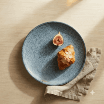 Ash Blue - Round Side Plate - 8.5 inch