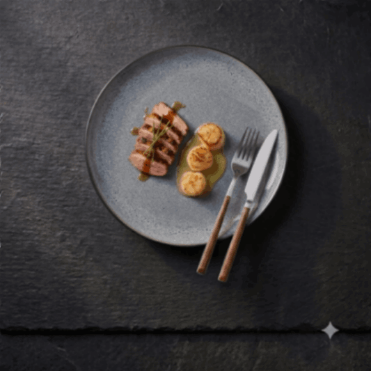 prdct_Charcoal grey - Side Plate 8.5 inch