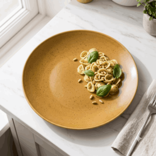 Sapphire Collection - Yellow - Flat Side Plate - 8.25 inch