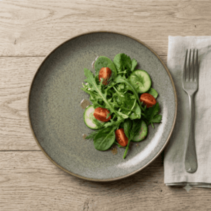 Charcoal grey - Round SIde Plate - 7 inch