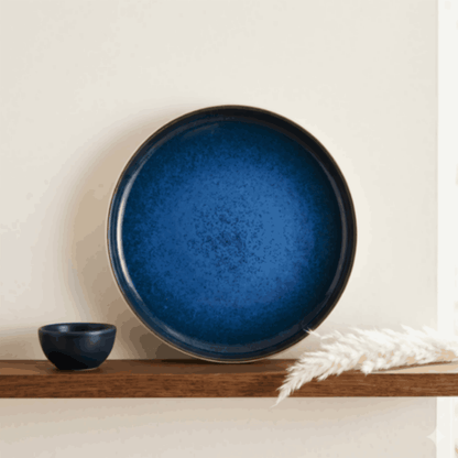 Sapphire Collection - Blue - Round Plate - 10.5 inch