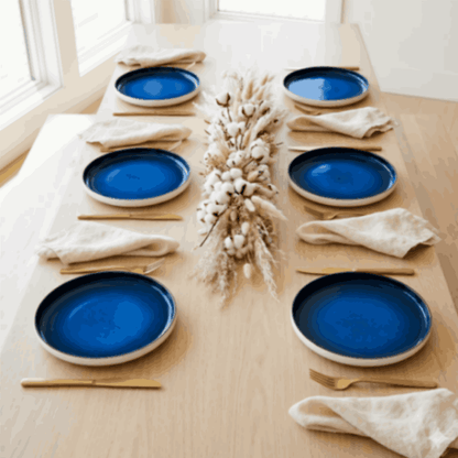 Sapphire Collection - Blue - Round Plate - 10.5 inch