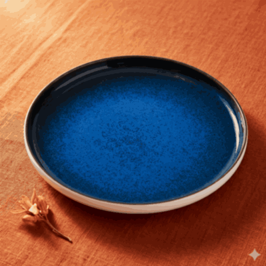 Sapphire Collection - Blue - Round Plate - 10.5 inch